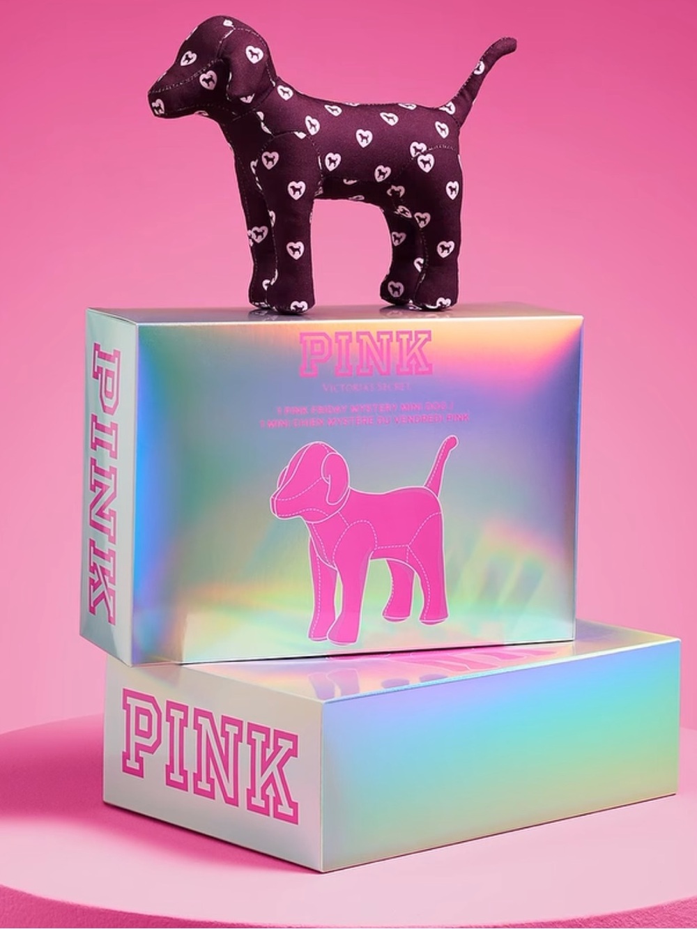 PINK VICTORIA’S SECRET PINK FRIDAY MYSTERY MINI DOG PUP 2